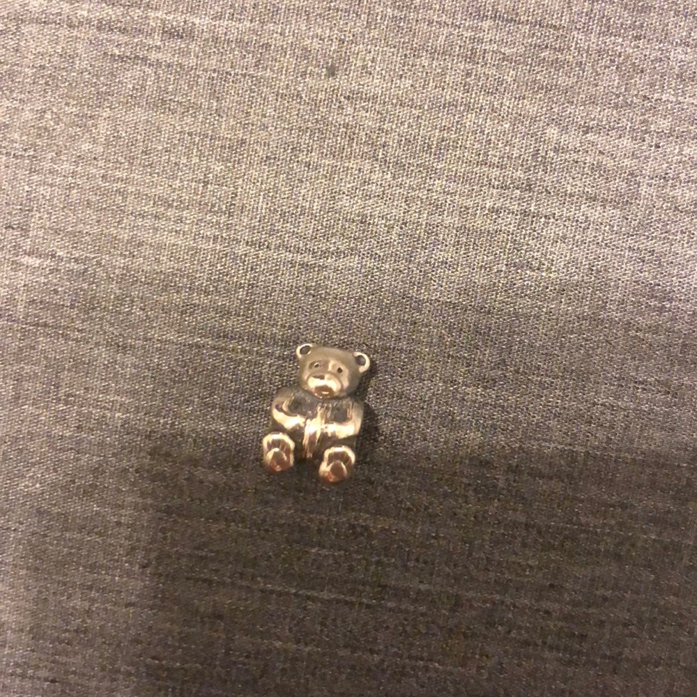 Sterling silver teddy bear pandora charm